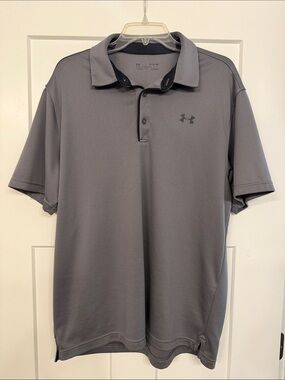 Under Armour Men’s Charcoal Grey Polo